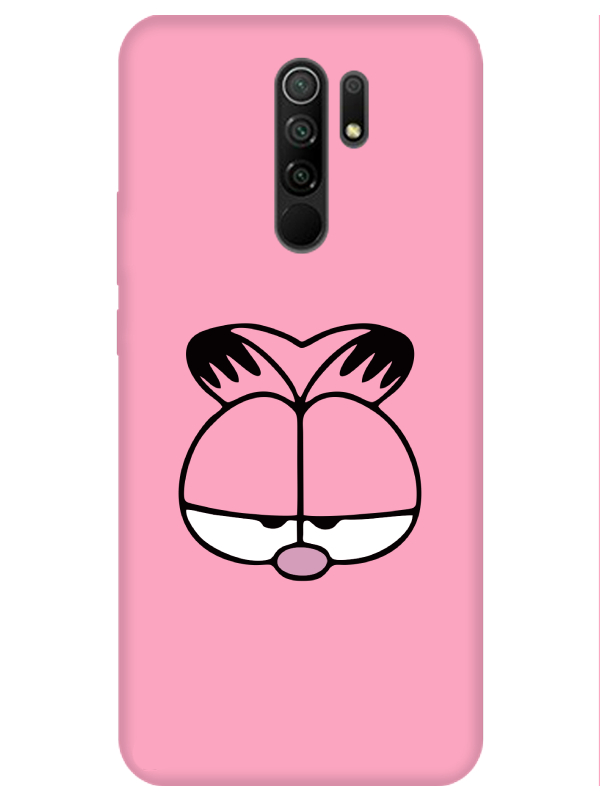 Redmi%209%20Garfield%20Pembe%20Telefon%20Kılıfı