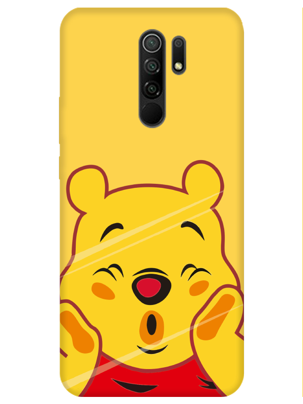 Redmi%209%20Winnie%20The%20Pooh%20Sarı%20Telefon%20Kılıfı