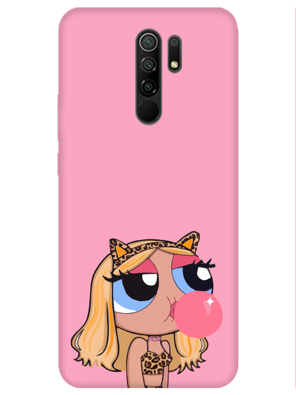 Redmi%209%20Powerpuff%20Girls%20Pembe%20Telefon%20Kılıfı