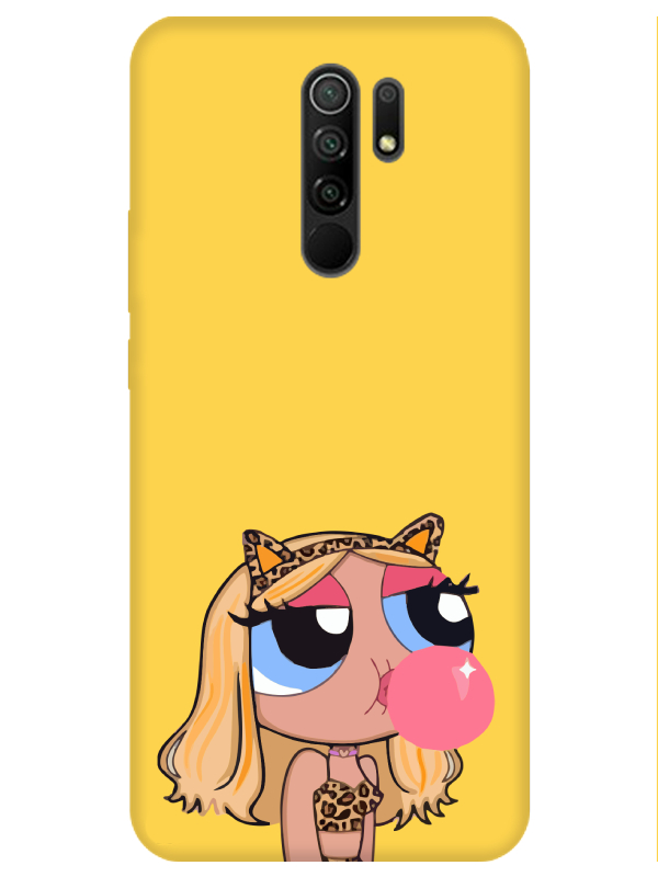 Redmi%209%20Powerpuff%20Girls%20Sarı%20Telefon%20Kılıfı