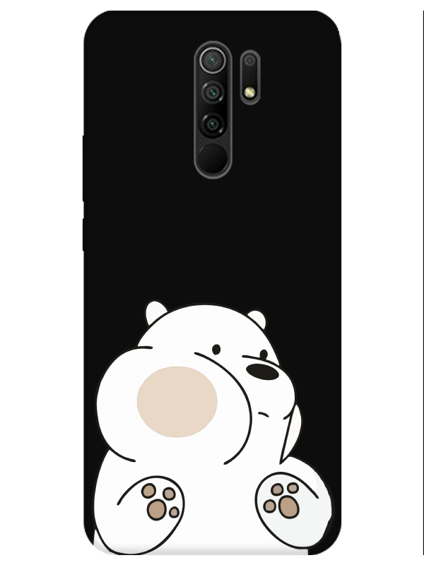 Redmi%209%20Panda%20Siyah%20Telefon%20Kılıfı