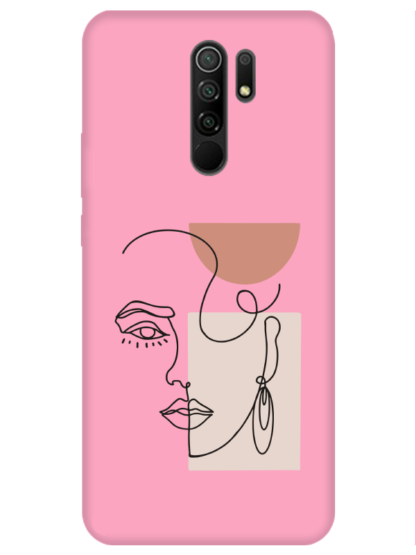 Redmi%209%20Women%20Art%20Pembe%20Telefon%20Kılıfı