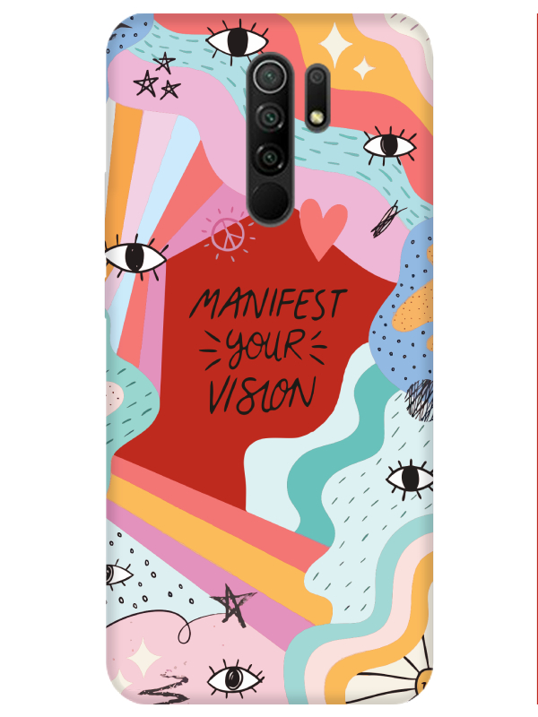 Redmi%209%20Manifest%20Your%20Vision%20Kırmızı%20Telefon%20Kılıfı