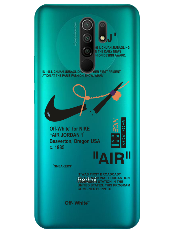 Redmi%209%20Nike%20Air%20Şeffaf%20Telefon%20Kılıfı