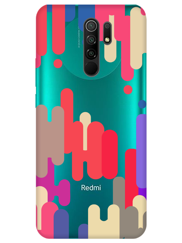 Redmi%209%20Pop%20Art%20Şeffaf%20Telefon%20Kılıfı