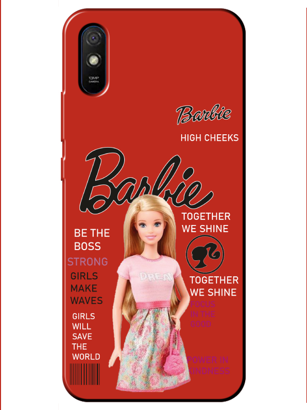 Redmi%209A%20Barbie%20Kırmızı%20Telefon%20Kılıfı