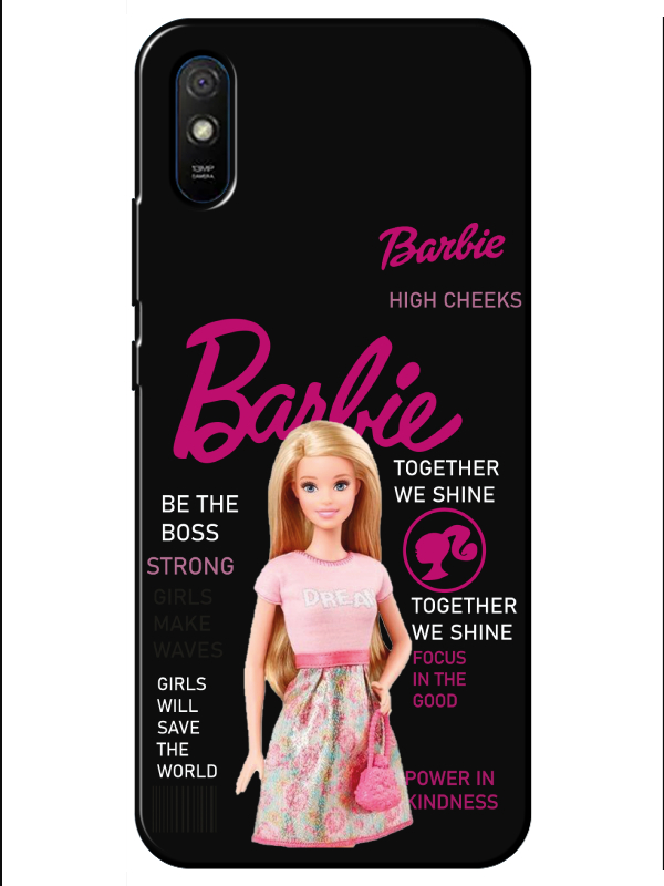 Redmi%209A%20Barbie%20Siyah%20Telefon%20Kılıfı