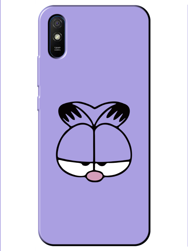 Redmi%209A%20Garfield%20Lila%20Telefon%20Kılıfı