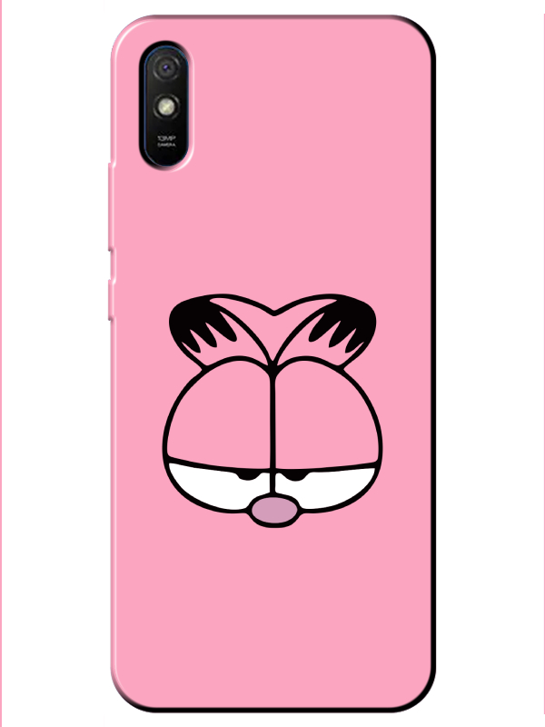 Redmi%209A%20Garfield%20Pembe%20Telefon%20Kılıfı