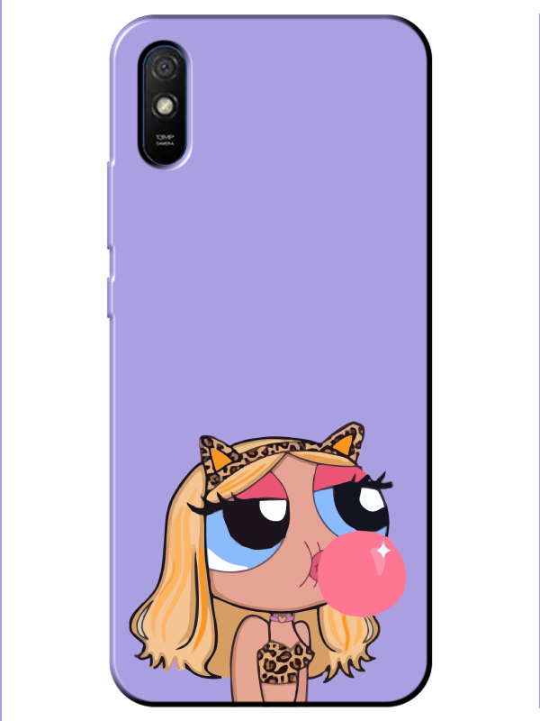 Redmi%209A%20Powerpuff%20Girls%20Lila%20Telefon%20Kılıfı