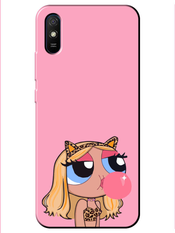 Redmi%209A%20Powerpuff%20Girls%20Pembe%20Telefon%20Kılıfı