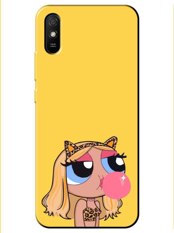 Redmi%209A%20Powerpuff%20Girls%20Sarı%20Telefon%20Kılıfı