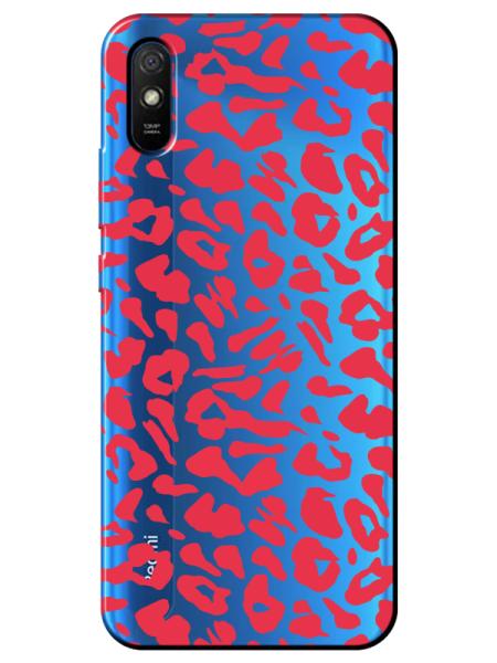 Redmi%209A%20Leopar%20Desenli%20Şeffaf%20Telefon%20Kılıfı