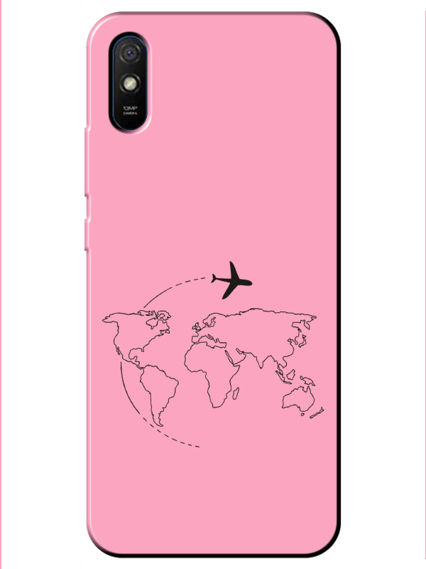 Redmi%209AFace%20Art%20Pembe%20Telefon%20Kılıfı