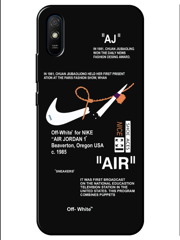 Redmi%209A%20Nike%20Air%20Siyah%20Telefon%20Kılıfı