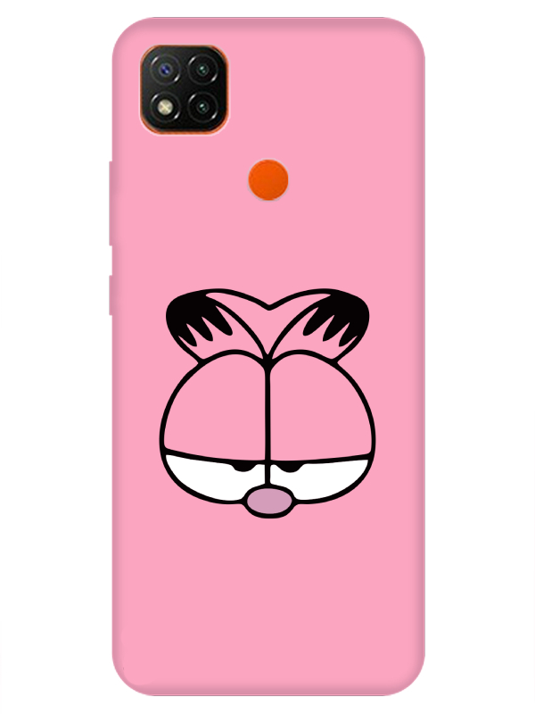 Redmi%209C%20Garfield%20Pembe%20Telefon%20Kılıfı