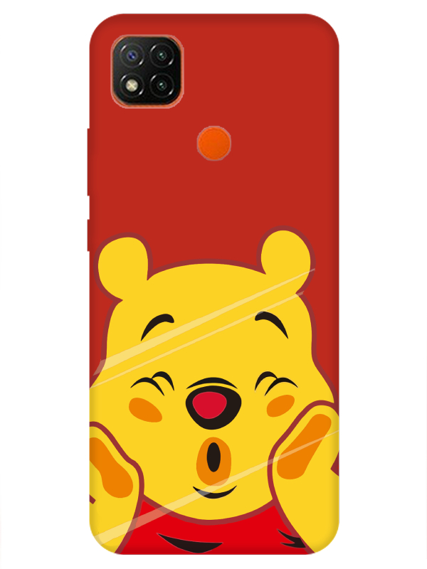 Redmi%209C%20Winnie%20The%20Pooh%20Kırmızı%20Telefon%20Kılıfı