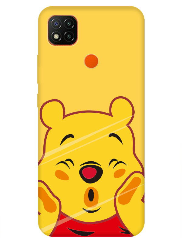 Redmi%209C%20Winnie%20The%20Pooh%20Sarı%20Telefon%20Kılıfı