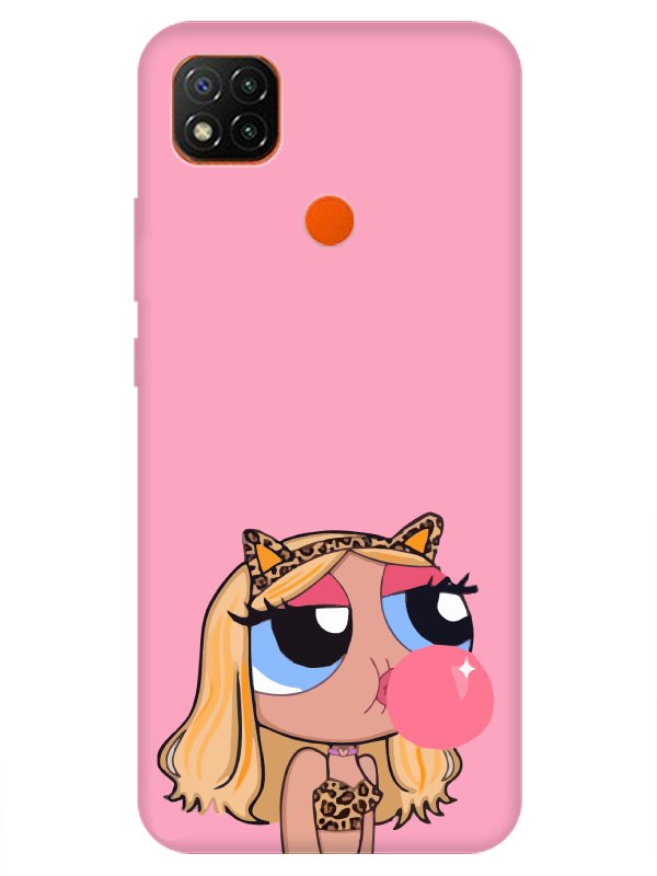 Redmi%209C%20Powerpuff%20Girls%20Pembe%20Telefon%20Kılıfı