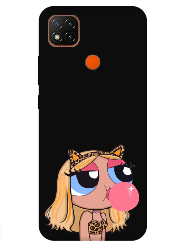 Redmi%209C%20Powerpuff%20Girls%20Siyah%20Telefon%20Kılıfı