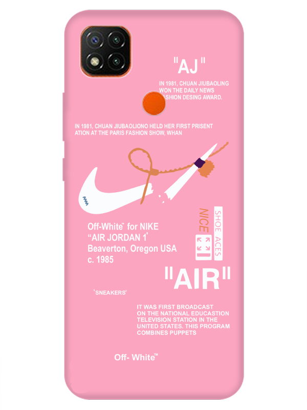 Redmi%209C%20Nike%20Air%20Pembe%20Telefon%20Kılıfı