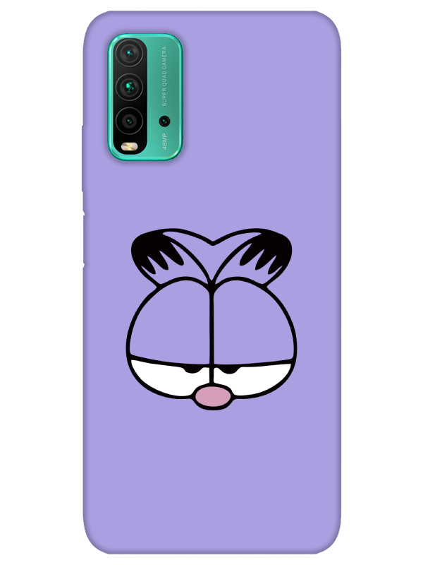 Redmi%209T%20Garfield%20Lila%20Telefon%20Kılıfı