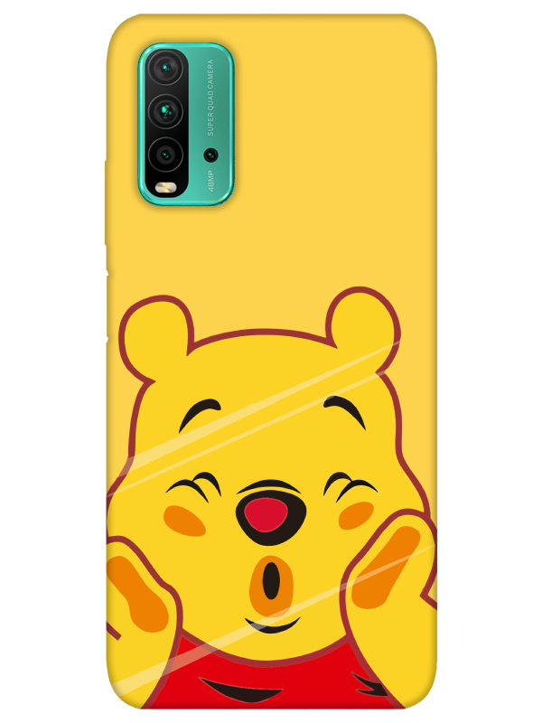 Redmi%209T%20Winnie%20The%20Pooh%20Sarı%20Telefon%20Kılıfı