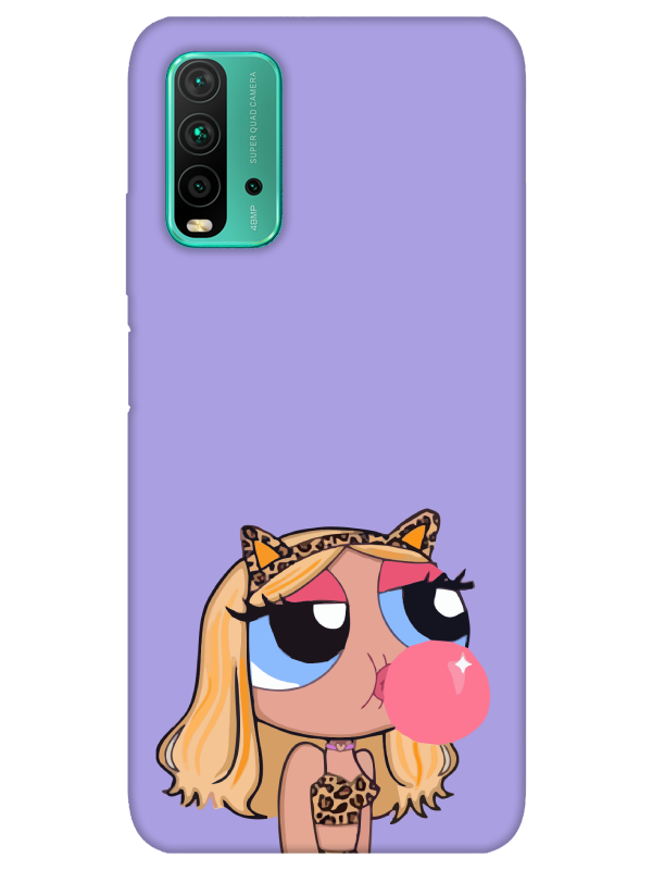 Redmi%209T%20Powerpuff%20Girls%20Lila%20Telefon%20Kılıfı