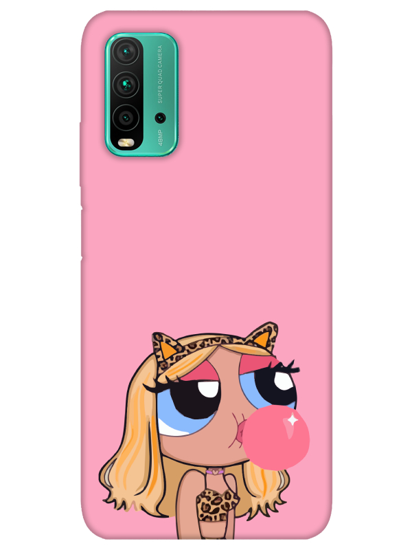 Redmi%209T%20Powerpuff%20Girls%20Pembe%20Telefon%20Kılıfı