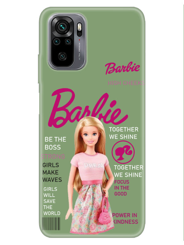 Redmi%20Note%2010%20Barbie%20Yeşil%20Telefon%20Kılıfı