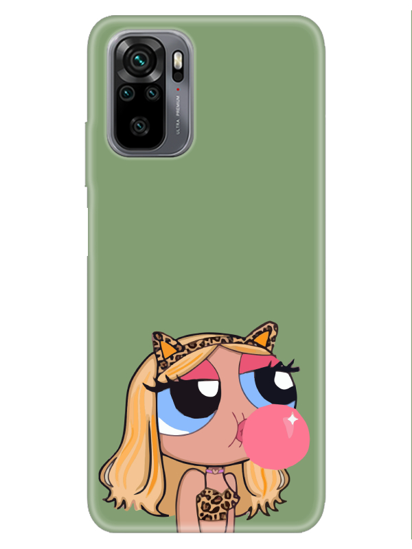 Redmi%20Note%2010%20Powerpuff%20Girls%20Yeşil%20Telefon%20Kılıfı