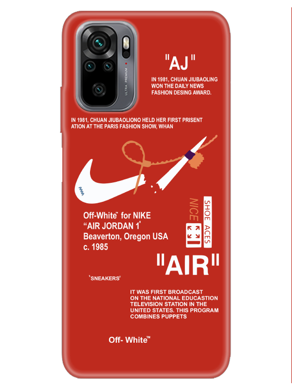 Redmi%20Note%2010%20Nike%20Air%20Kırmızı%20Telefon%20Kılıfı