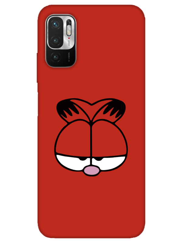 Redmi%20Note%2010%205G%20Garfield%20Kırmızı%20Telefon%20Kılıfı