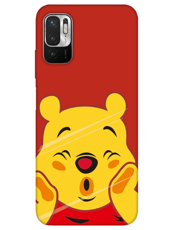 Redmi%20Note%2010%205G%20Winnie%20The%20Pooh%20Kırmızı%20Telefon%20Kılıfı