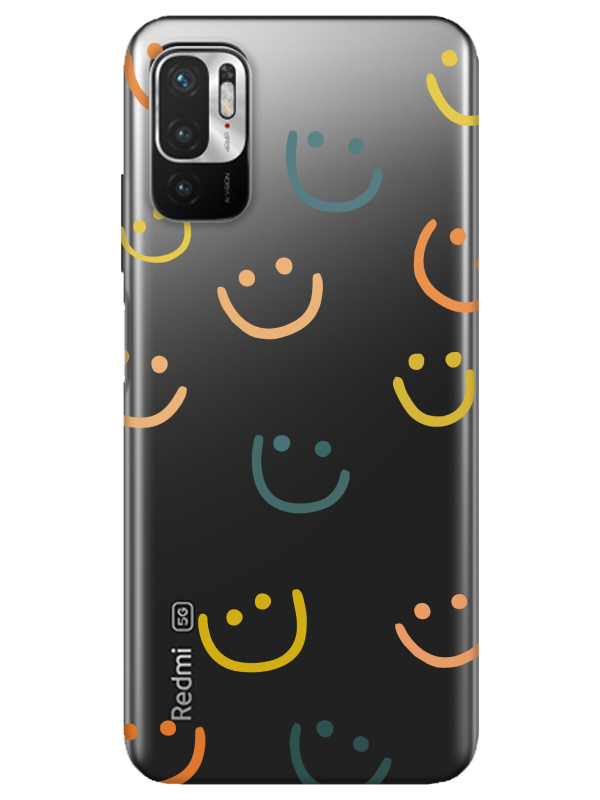 Redmi%20Note%2010%205G%20Emoji%20Gülen%20Yüz%20Şeffaf%20Telefon%20Kılıfı