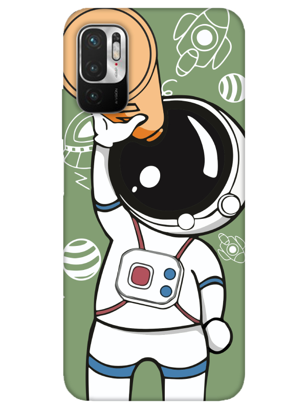 Redmi%20Note%2010%205G%20Astronot%20Yeşil%20Telefon%20Kılıfı