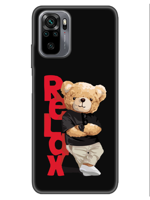 Redmi%20Note%2010S%20Teddy%20Bear%20Relax%20Siyah%20Telefon%20Kılıfı