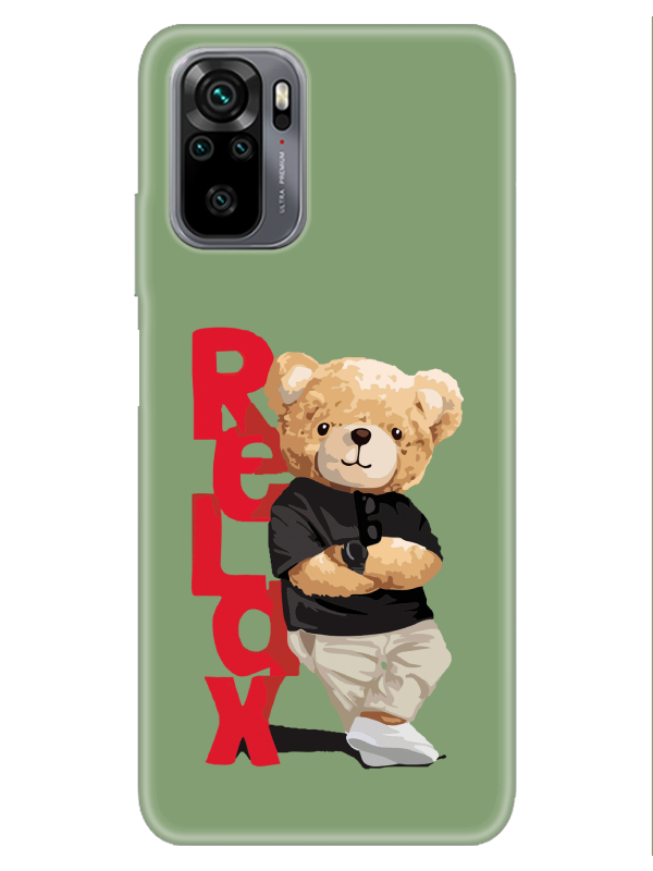 Redmi%20Note%2010S%20Teddy%20Bear%20Relax%20Yeşil%20Telefon%20Kılıfı