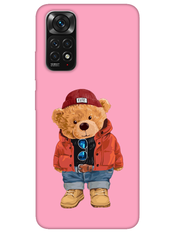 Redmi%20Note%2011%20Teddy%20Bear%20Pembe%20Telefon%20Kılıfı