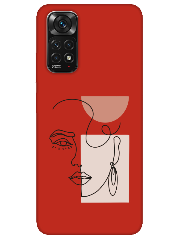 Redmi%20Note%2011%20Women%20Art%20Kırmızı%20Telefon%20Kılıfı