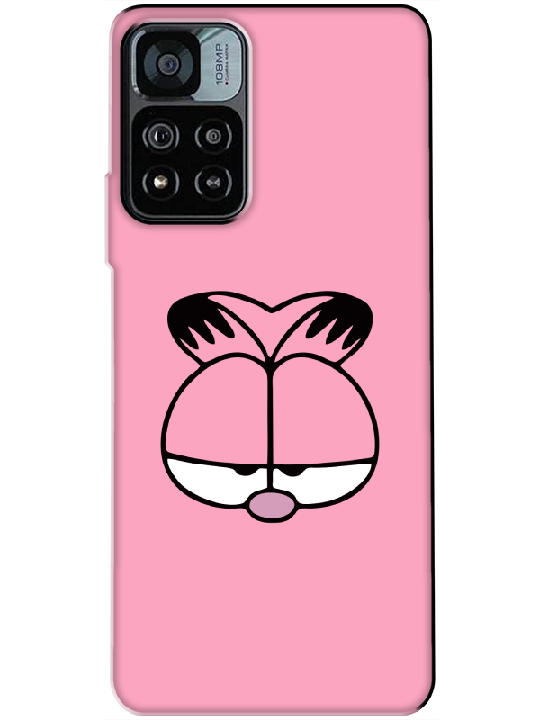 Redmi%20Note%2011%20Pro%20Garfield%20Pembe%20Telefon%20Kılıfı