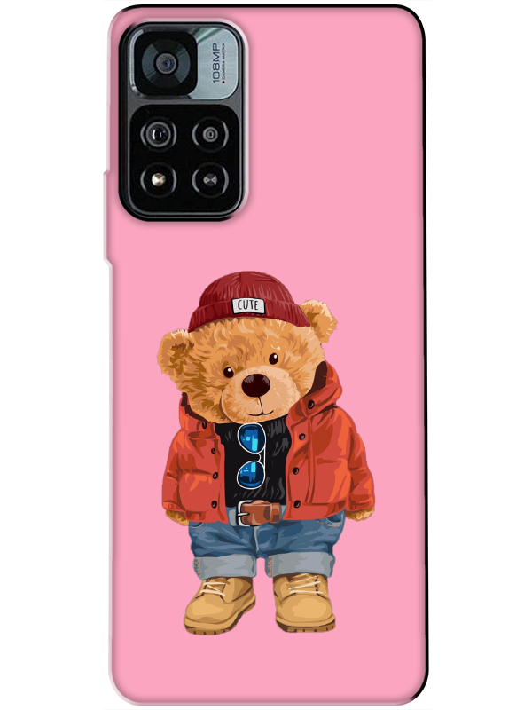 Redmi%20Note%2011%20Pro%20Teddy%20Bear%20Pembe%20Telefon%20Kılıfı