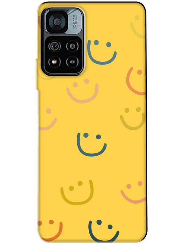 Redmi%20Note%2011%20Pro%20Emoji%20Gülen%20Yüz%20Sarı%20Telefon%20Kılıfı