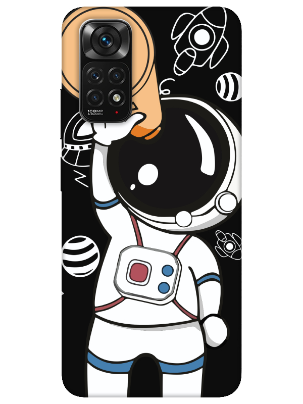 Redmi%20Note%2011S%20Astronot%20Siyah%20Telefon%20Kılıfı