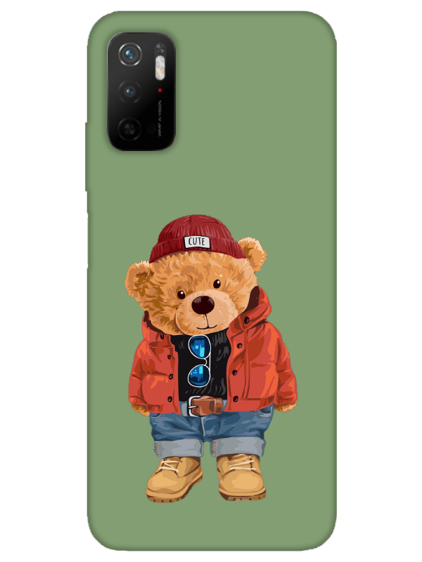 Redmi%20Note%2011SE%20Teddy%20Bear%20Yeşil%20Telefon%20Kılıfı