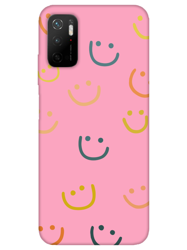 Redmi%20Note%2011SE%20Emoji%20Gülen%20Yüz%20Pembe%20Telefon%20Kılıfı