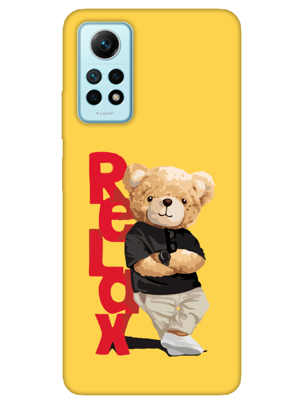 Redmi%20Note%2012%20Pro%20Teddy%20Bear%20Relax%20Sarı%20Telefon%20Kılıfı