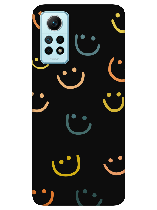 Redmi%20Note%2012%20Pro%20Emoji%20Gülen%20Yüz%20Siyah%20Telefon%20Kılıfı