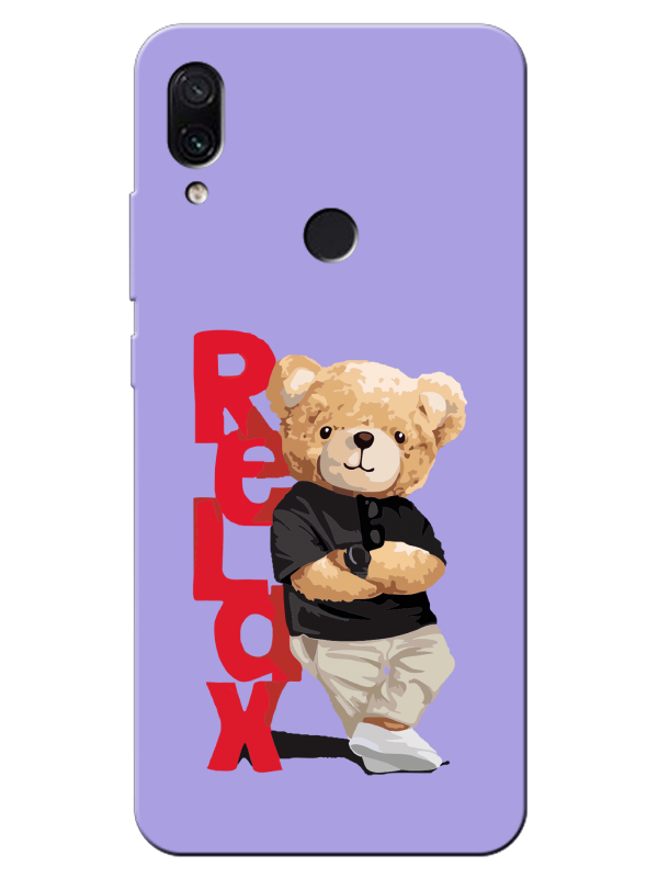 Redmi%20Note%207%20Teddy%20Bear%20Relax%20Lila%20Telefon%20Kılıfı