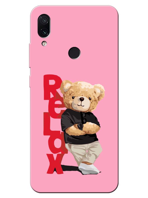 Redmi%20Note%207%20Teddy%20Bear%20Relax%20Pembe%20Telefon%20Kılıfı